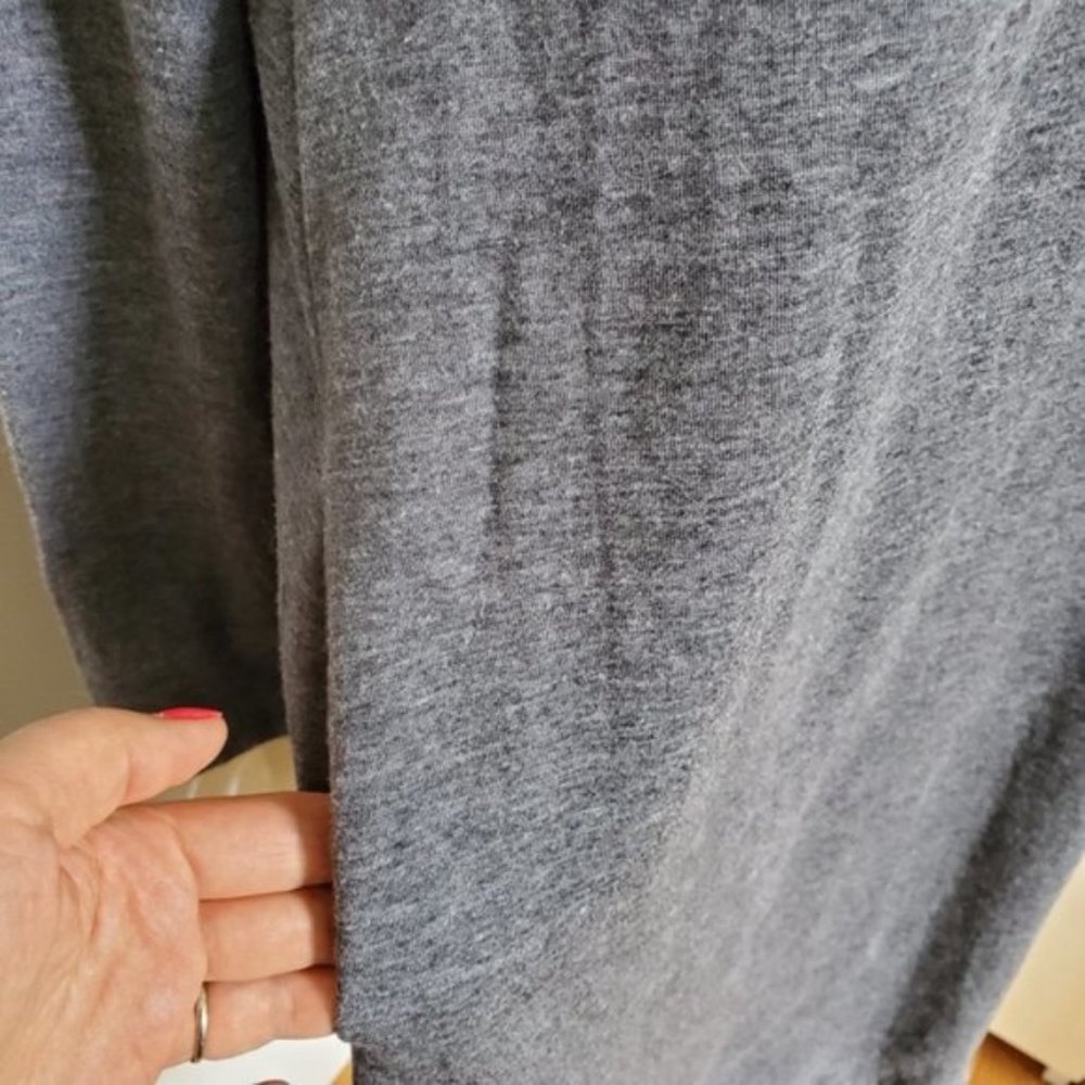 Cos Gray Shift Long Sleeve Soft Basic Minimalist … - image 6